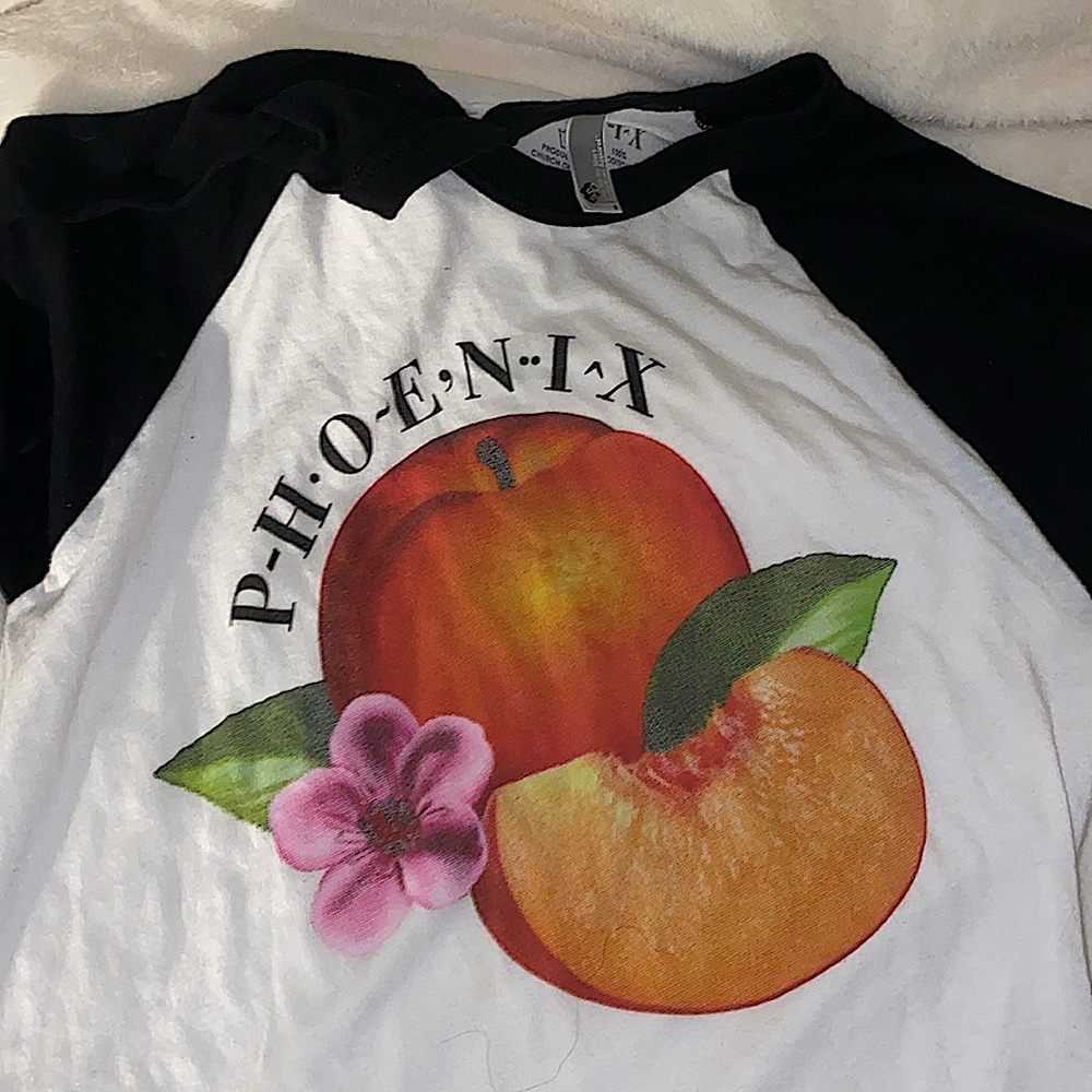 phoenix long sleeve top | fruit shirt | size small